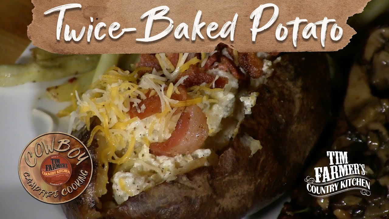 TWICE BAKED POTATOES | Over the Campfire