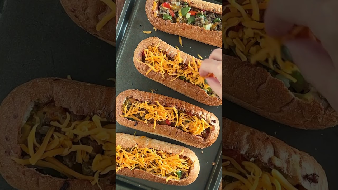 Breakfast Sausage Bread Boat Recipe