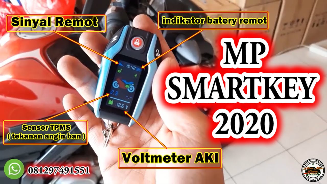 MP SMARTKEY LCD 2020 TPMS | alarm motor cirebon | alarm motor tangerang