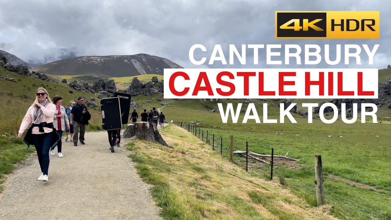 Castle Hill Walking Tour, Canterbury Region, New Zealand [4K HDR]
