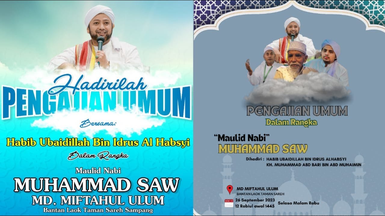 🔴Live Stream MAULID NABI MUHAMMAD SAW YAYASAN MIFTAHUL ULUM