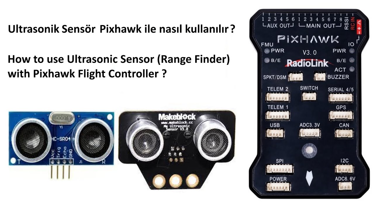 Pixhawk ile ultrasonik sensör HC-SR04 nasıl kullanılır ? #pixhawk
