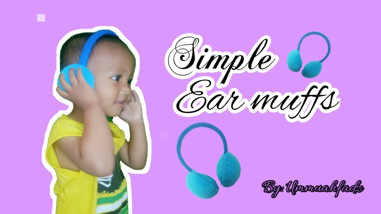 DIY Simple ear muffs | Ide Kreatif Cara mudah membuat Penutup Telinga