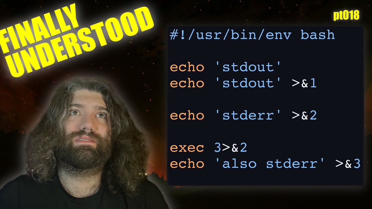 IO Redirection in Bash EXPLAINED - You Suck at Programming #018