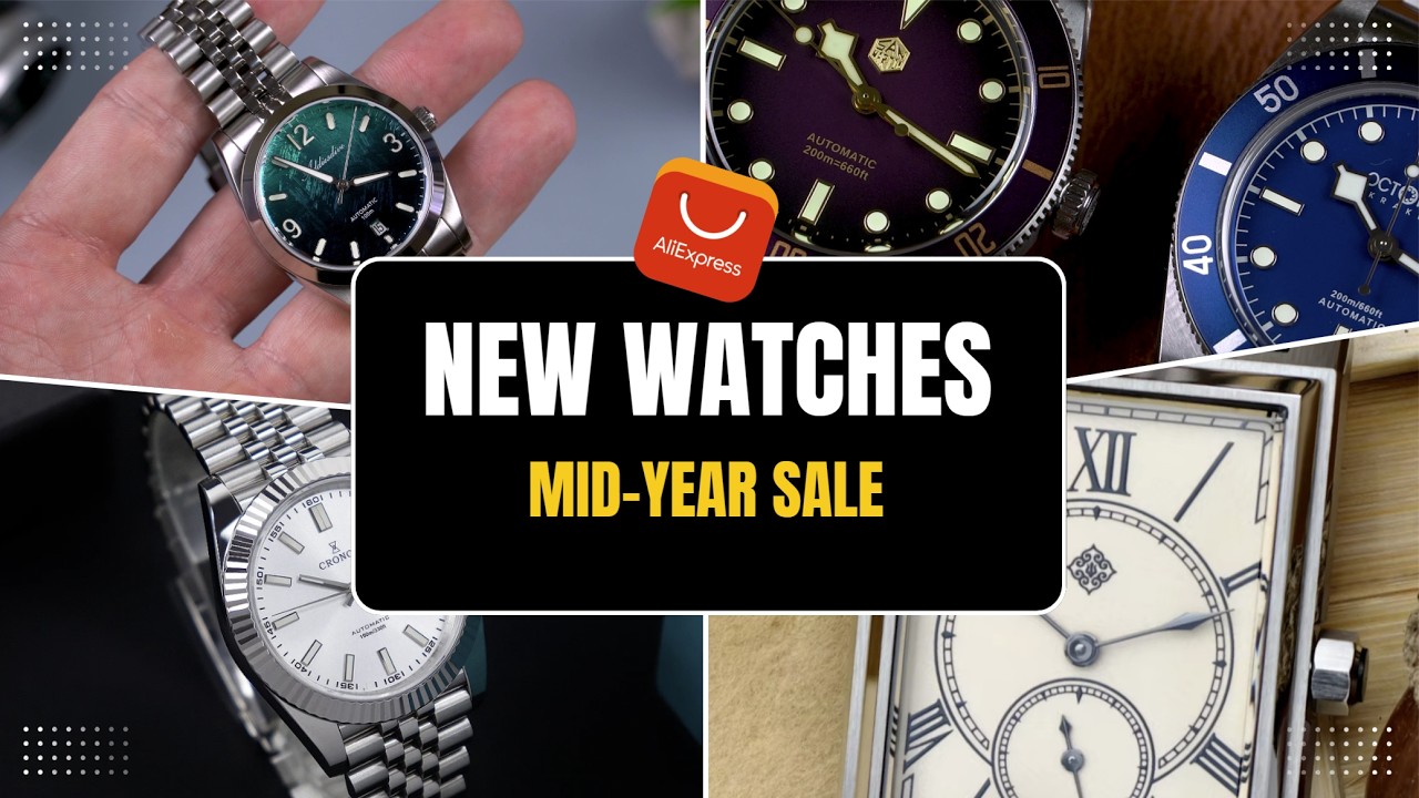 10 NEW Watches to buy during the AliExpress Mid-Year Sale 2026