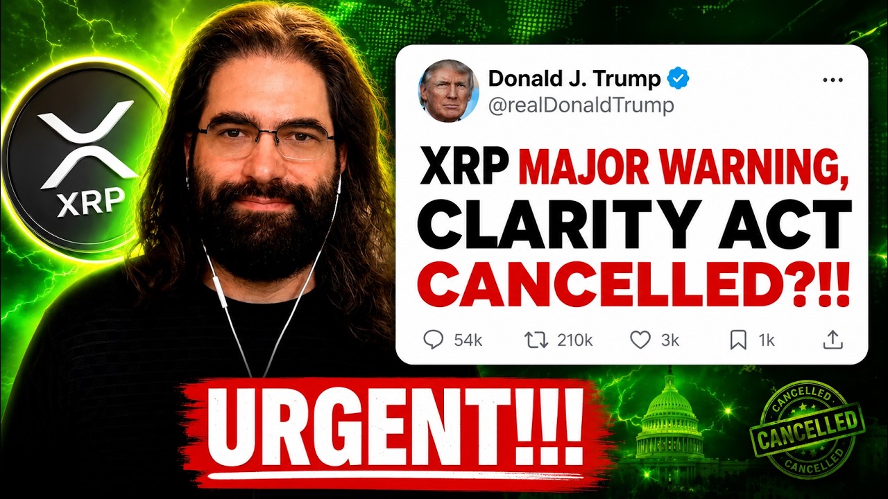 СРОЧНОЕ ПРЕДУПРЕЖДЕНИЕ ПО TRUMP И XRP! ШОКИРУЮЩИЕ НОВОСТИ О CLARITY ACT &mdash; ДЕЙСТВУЙТЕ БЫСТРО 🚨