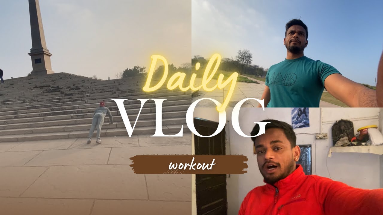Bhar jake kiya workout 🏋️‍♀️ or gaye Mukherjee Nagar?