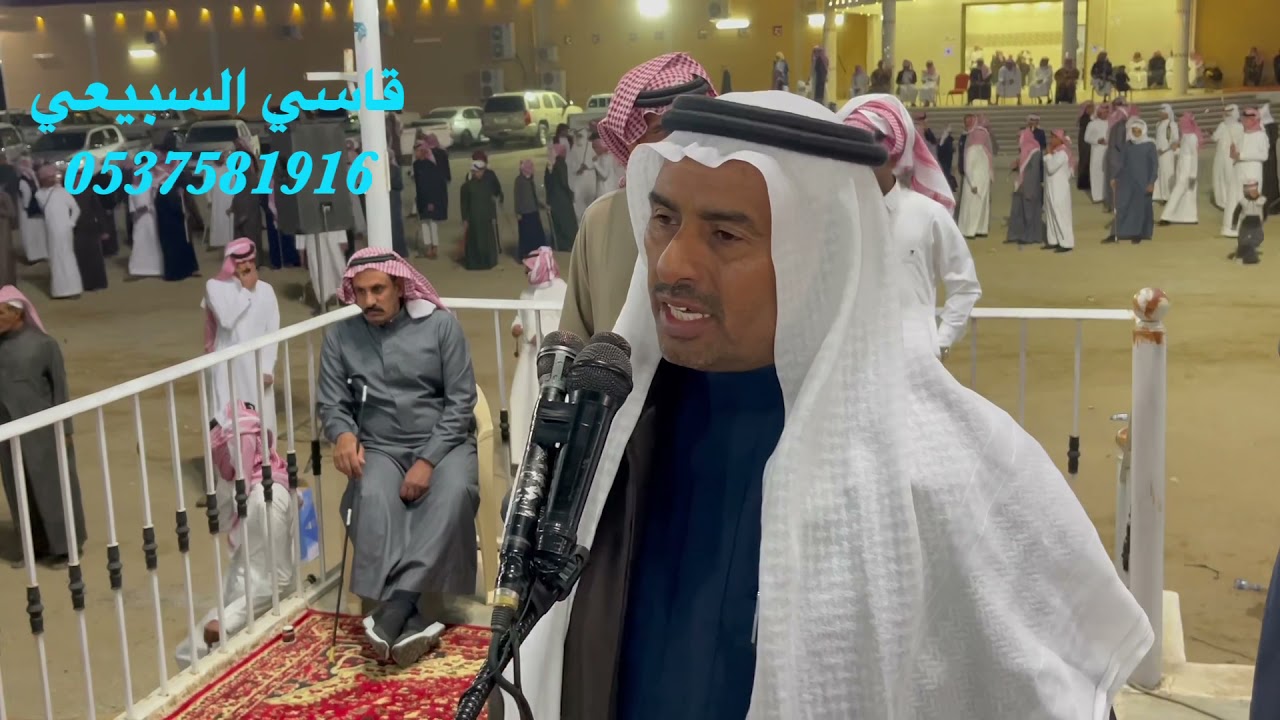 محاوره حماسيه مبارك ابو علاج مسفر بن هيف علي الخراشي علي الحلافي ٢٨-٤-١٤٤٣هـ ( الجعبه )