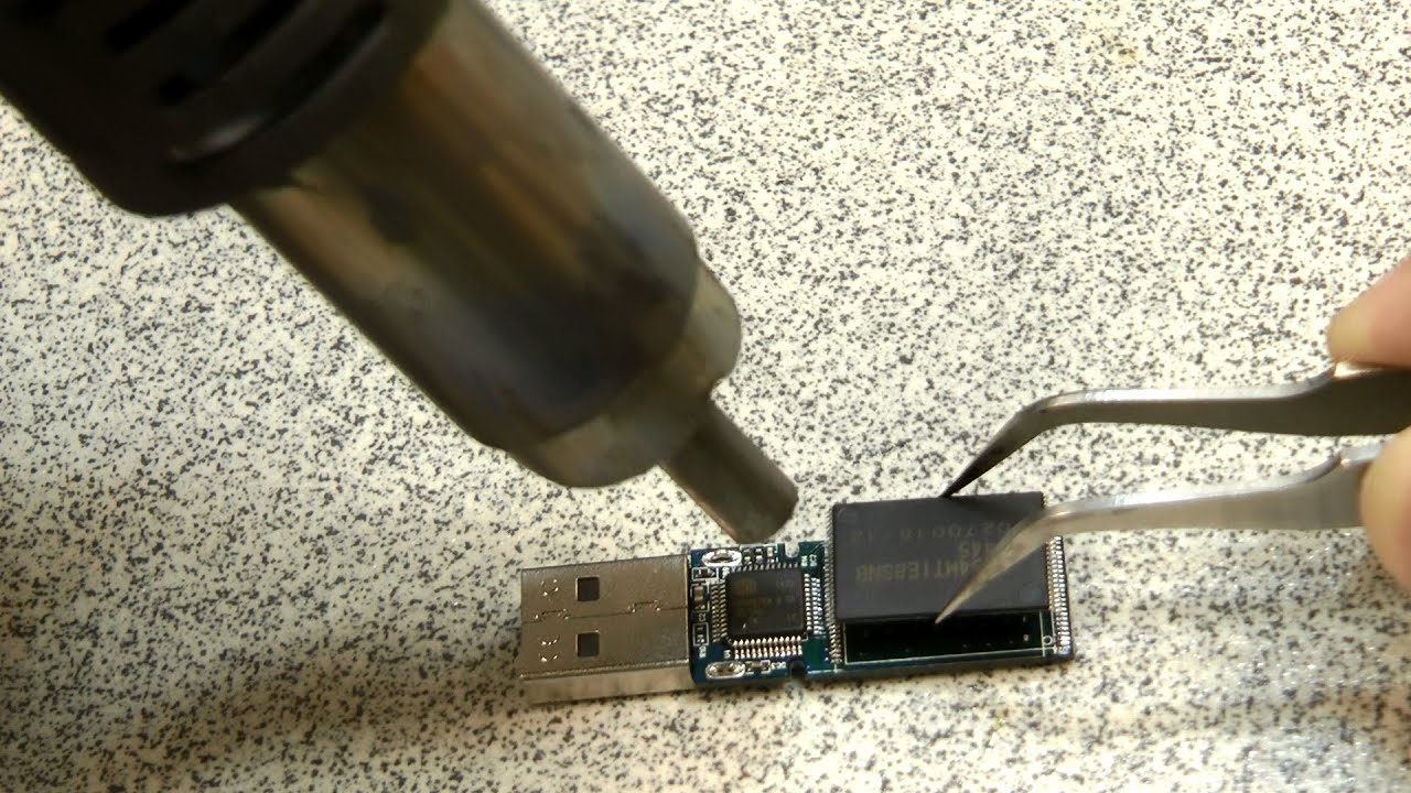 PC 3000 Flash.  How to unsolder TSOP 48 \ TSOP 56 memory chips