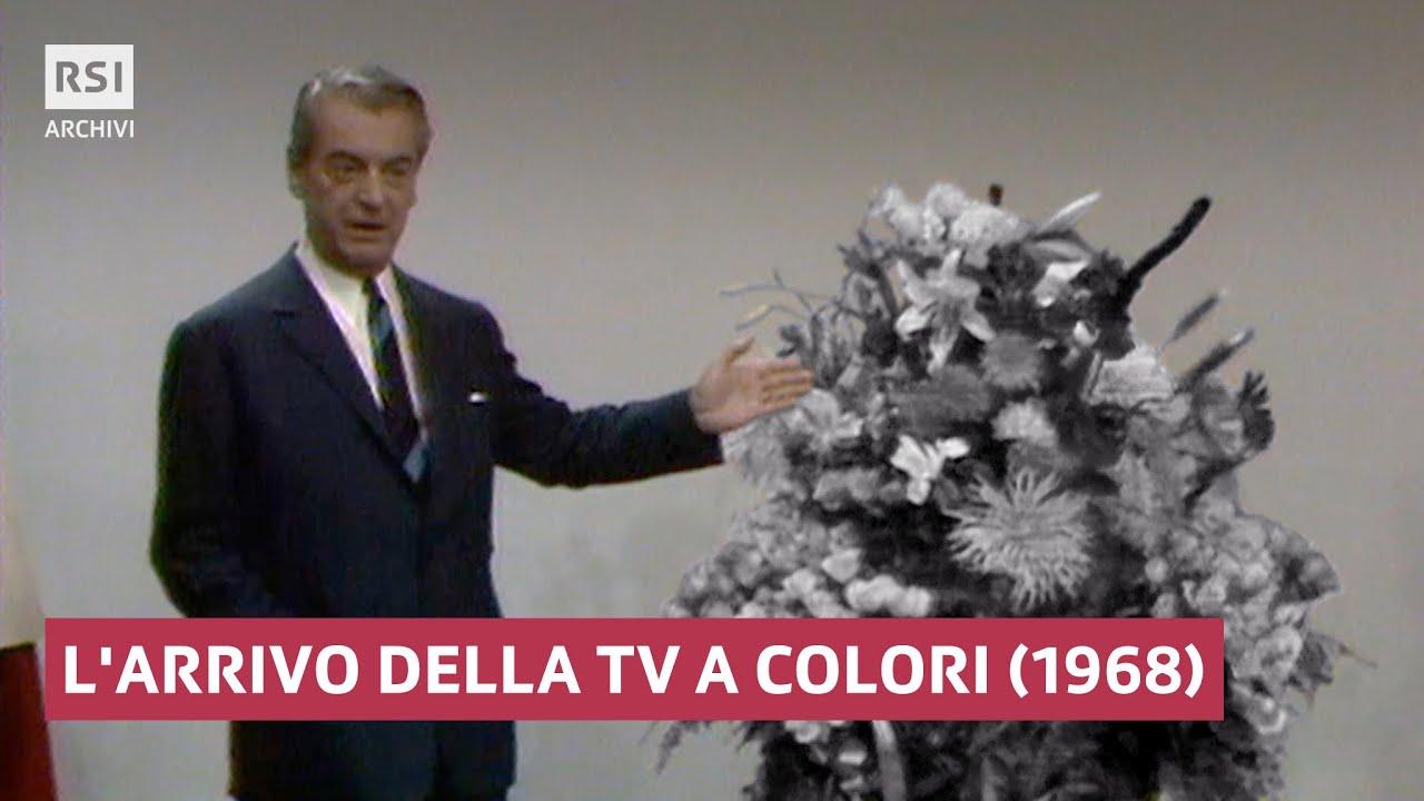 L'arrivo della TV a colori (1968) | RSI ARCHIVI
