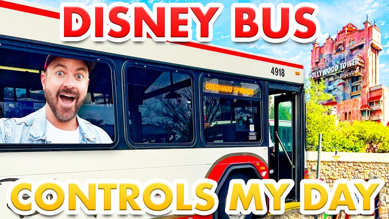 I MUST Go Wherever The Bus Takes Me In Disney World -- Bus CHALLENGE 5
