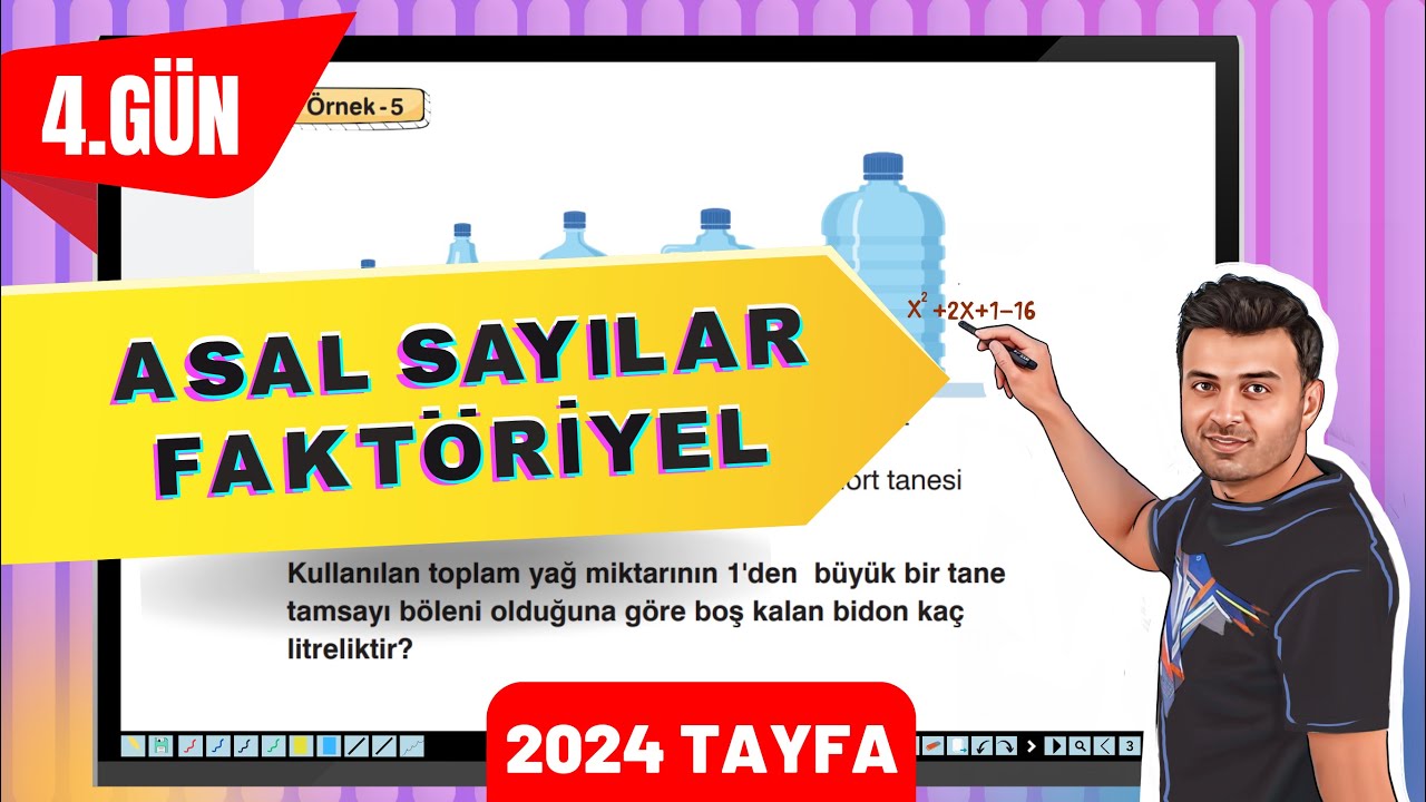 ASAL SAYILAR VE FAKTÖRİYEL  | 4. GÜN  #40GündeTYTmatematikkampı