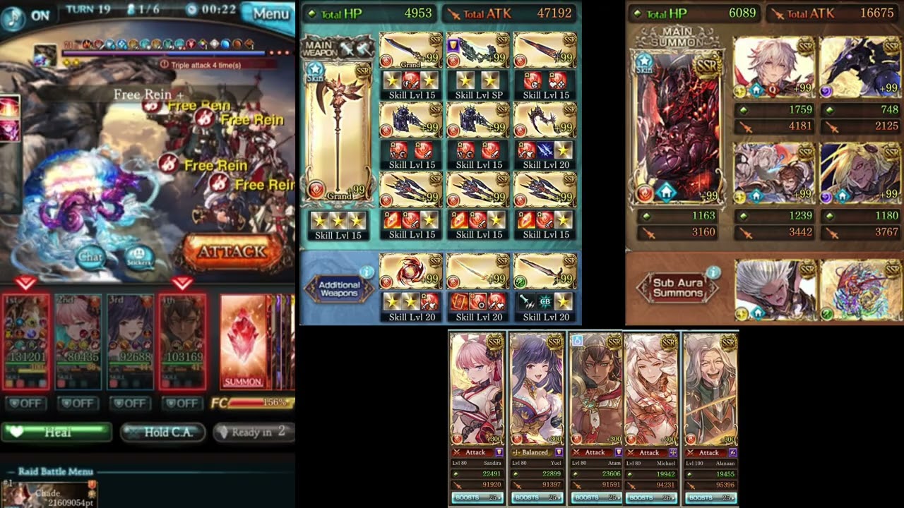 Hexachromatic Hierarch Magna Fire Solo || Granblue Fantasy