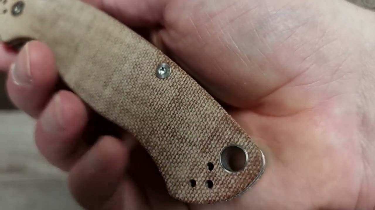 Spyderco Paramilitary 2 Brown Canvas Micarta CruWear