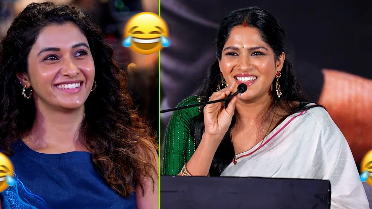 Actress Swasika Hilarious Speech at Irumudi Movie Blockbuster Press Meet Irumudi Movie Success Meet