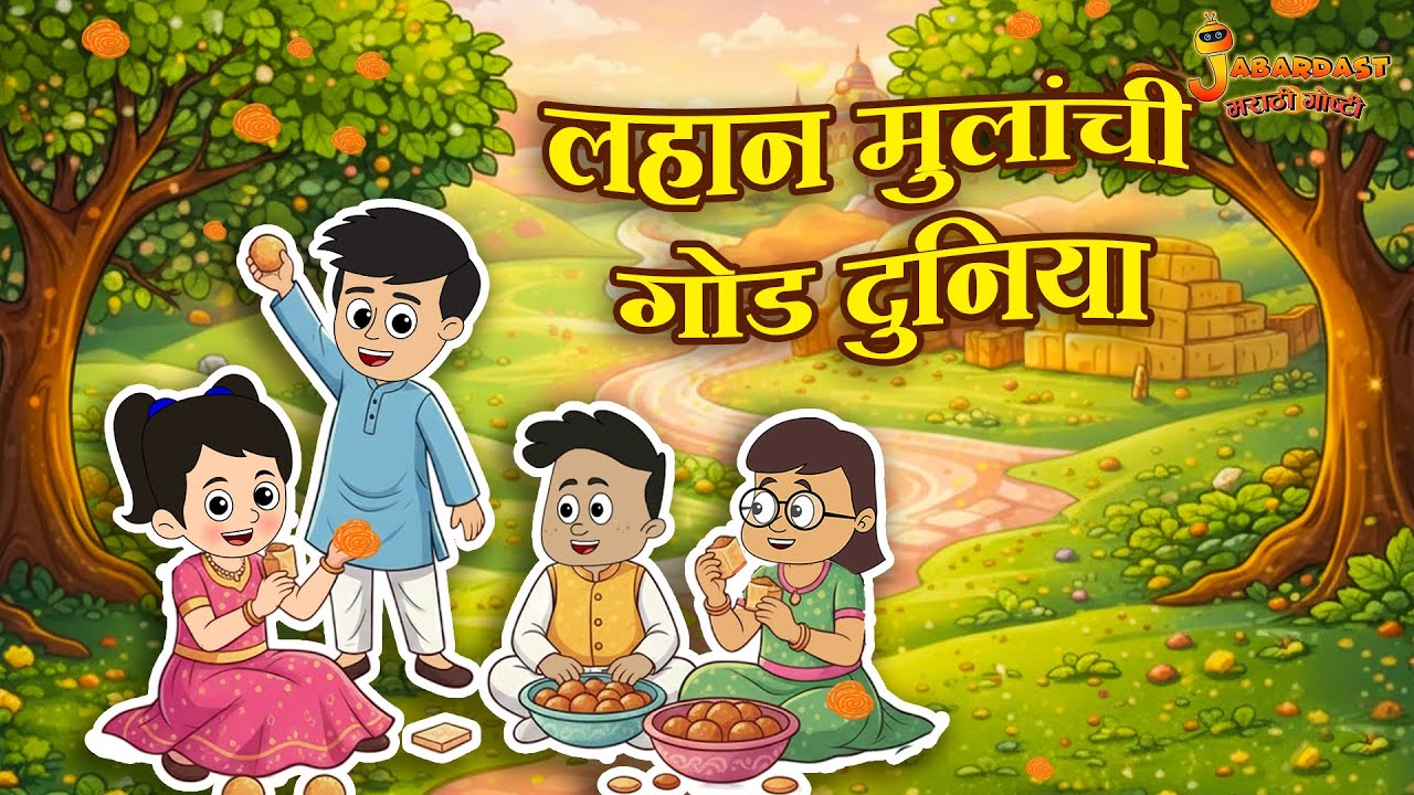 लहान मुलांची गोड दुनिया | Marathi Goshti | मराठी गोष्टी | Marathi Stories | Moral Stories
