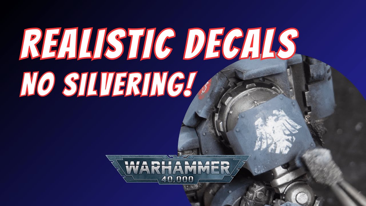 Как нанести ИДЕАЛЬНЫЕ наклейки Warhammer + реалистичное старение (издание Raven Guard)