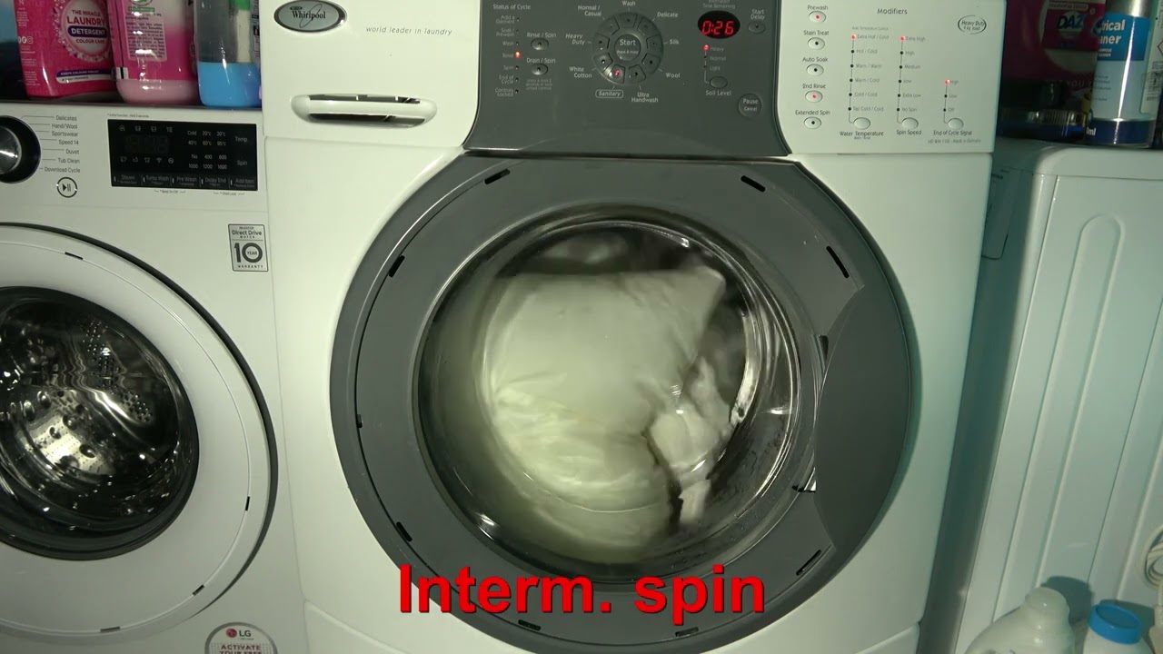 Whirlpool Duet AWM9000 / Rinses and spins + 2nd rinse