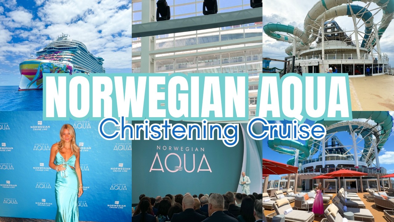 VLOG: Norwegian AQUA’s Christening Cruise | 3-Night Cruise Highlights & Full Experience