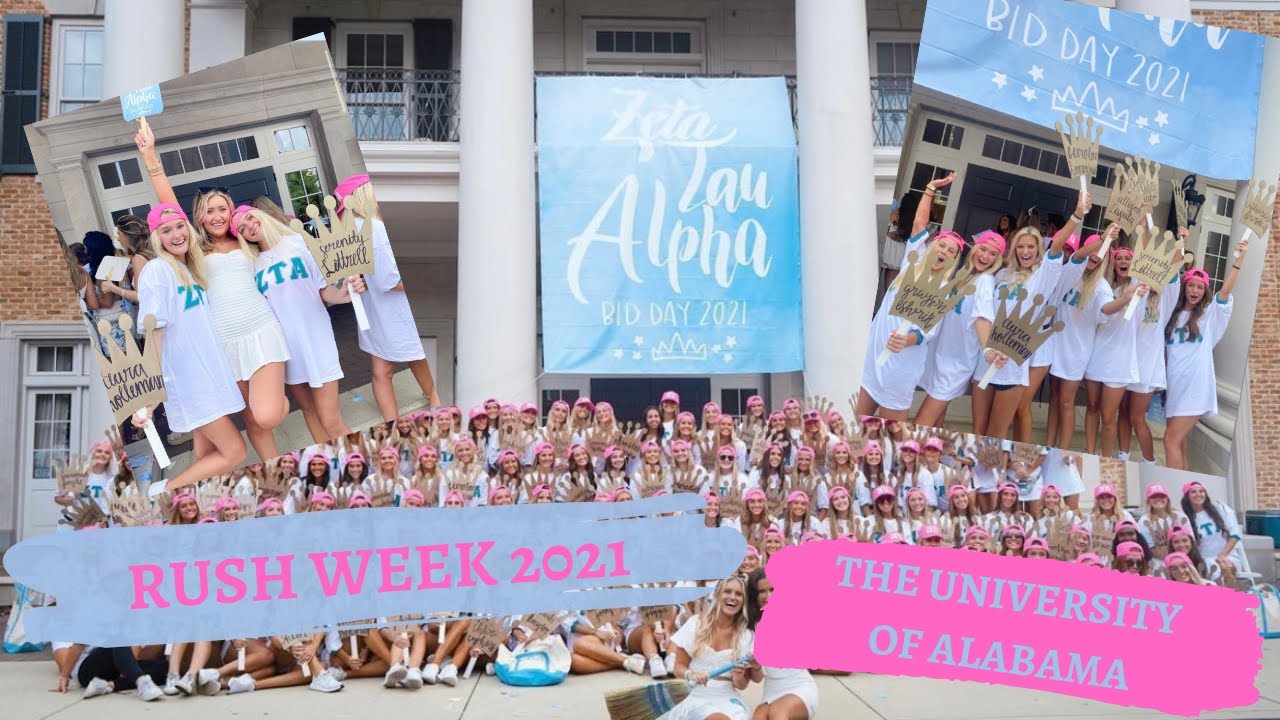 SORORITY RUSH WEEK OOTD VLOG 2021 ✰ The University of Alabama