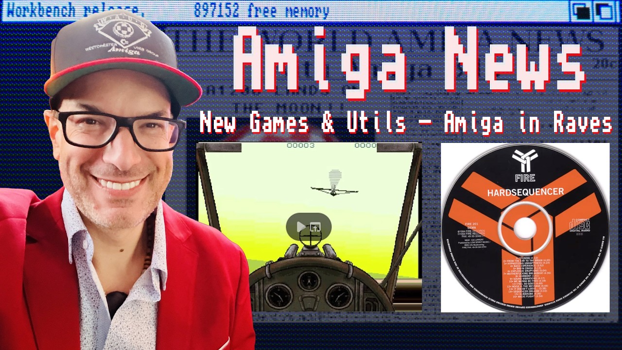 AmiGameJam 9, Amiga in 1990s Raves, Protracker in a Web Browser, Final Writer, Amazing New Games