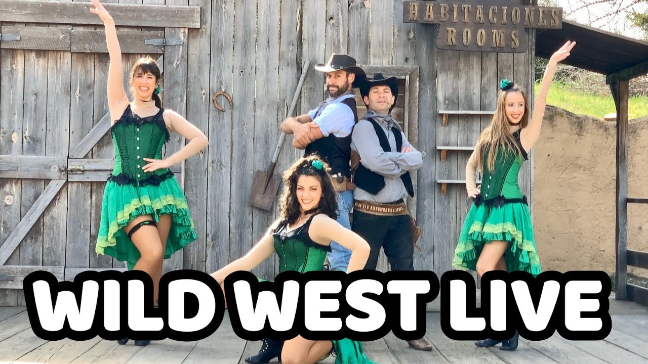 [4K] PARQUE WARNER MADRID 2020 - WILD WEST LIVE (NUEVA TEMPORADA)