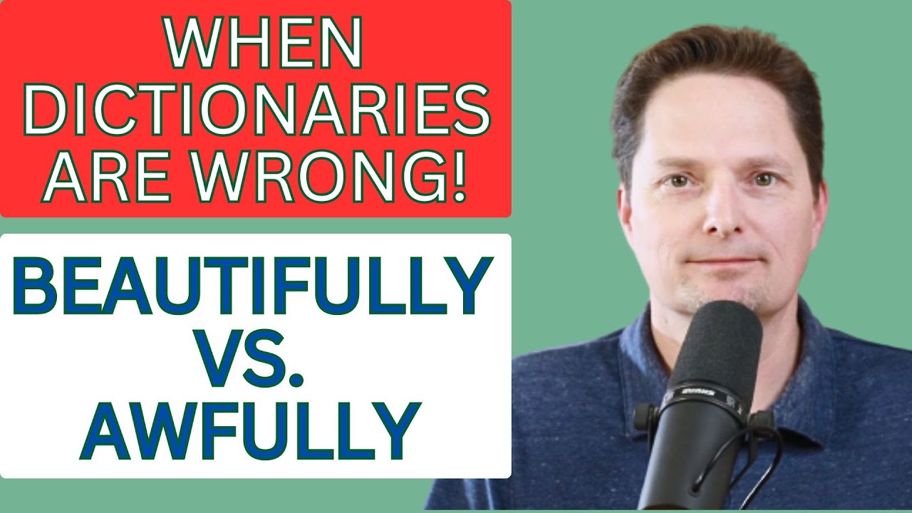 AMERICAN PRONUNCIATION/REAL-LIFE AMERICAN ENGLISH/AVOID THESE COMMON MISTAKES/MASTERFULLY VS AWFULLY