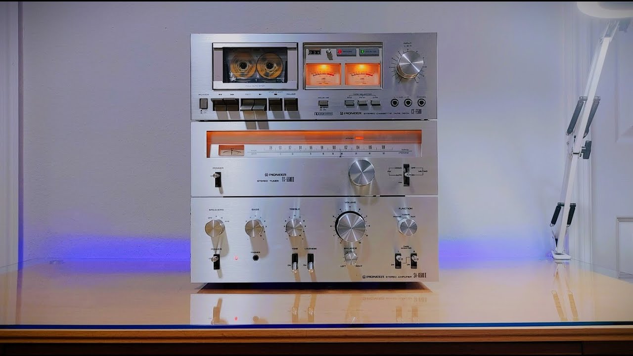 Pioneer SA-6500 II Integrated Amp with Pioneer TX-5500 II Tuner and Pioneer CT-F500 Cassette Deck