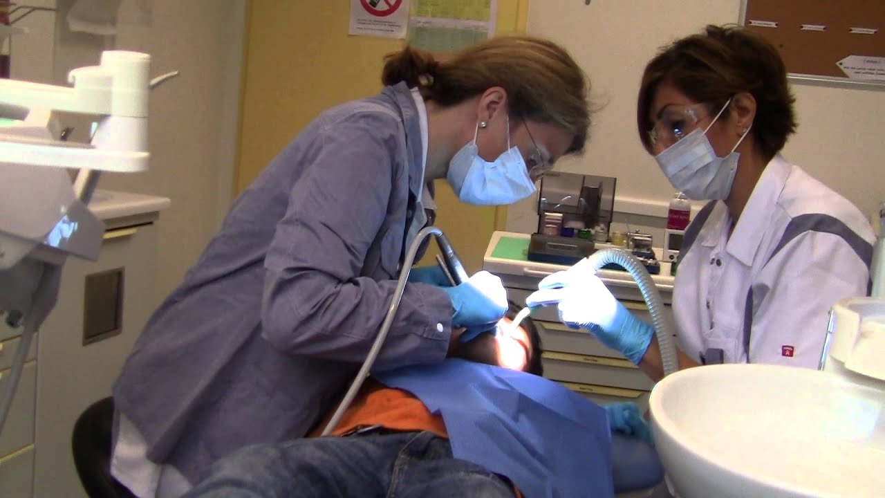 Tooth filling in school dental clinic  Part 6 [Tooth filling]