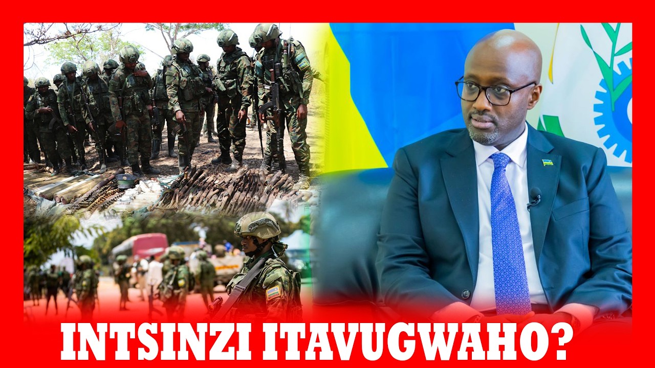 MIN.OLIVIER NDUHUNGIREHE ASABYE ISI KUTIRENGAGIZA IBIKORWA BY’INGABO Z’U RWANDA MURI MOZAMBIQUE