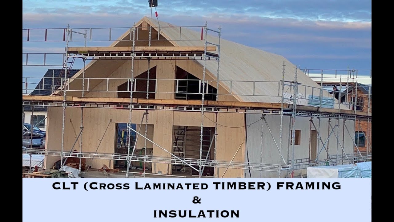 CLT installation and insulation KLträ villa stomresning Skurup #clt #klträ #myhousebuildjourney