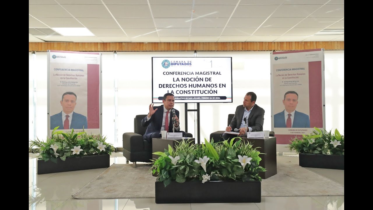 EN VIVO / Conferencia Magistral: La Noción de Derechos Humanos en la Constitución