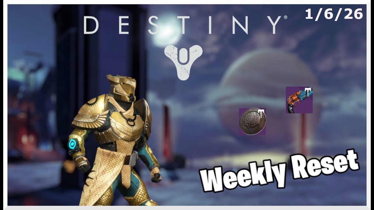 Destiny 1 - Weekly Featured, Vendor Inventory, Activity Modifiers, God Rolls - Weekly Reset 1/6/26