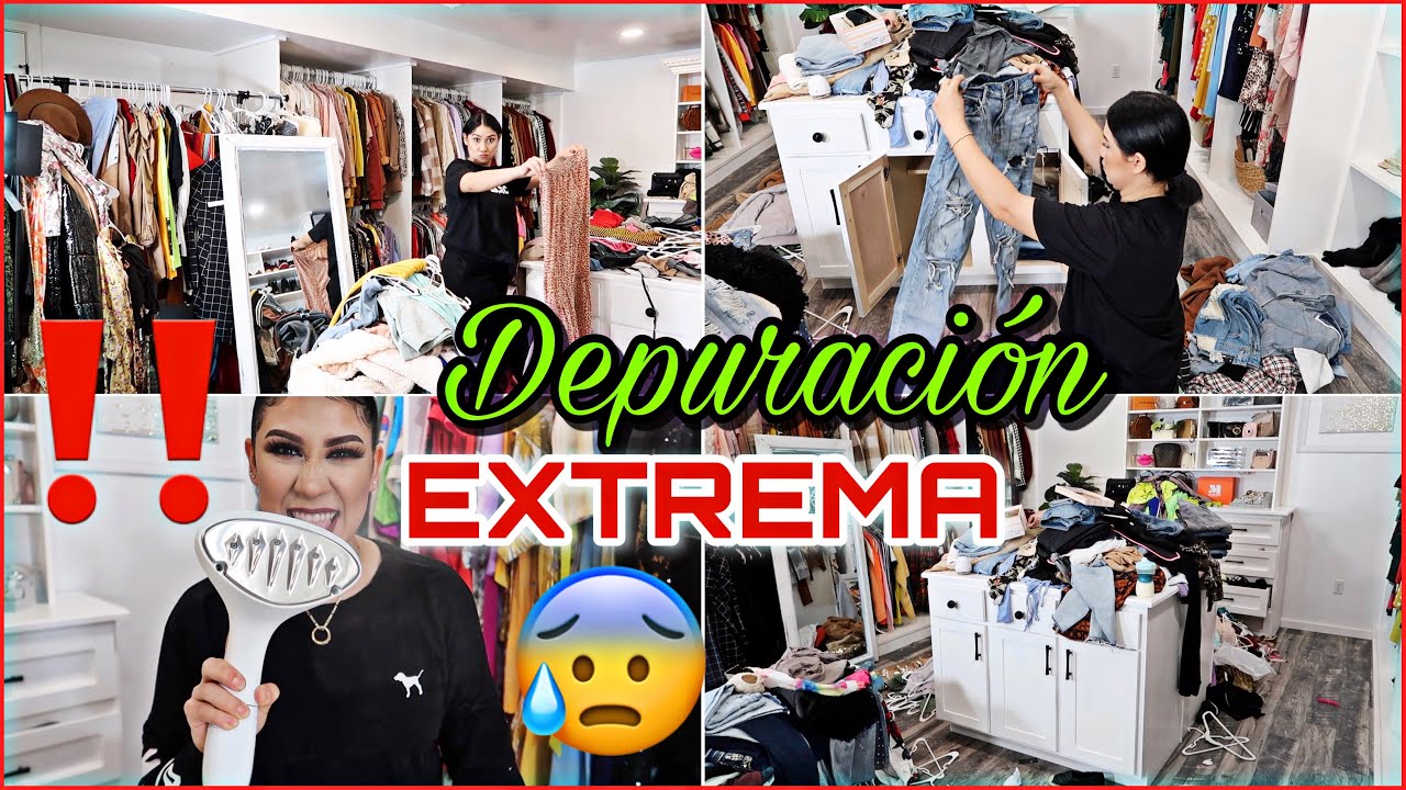 DEPURACION EXTREMA DE MI CLOSET!!😱🔥 + COMO MANTENGO MI ROPA COMO NUEVA! ✅