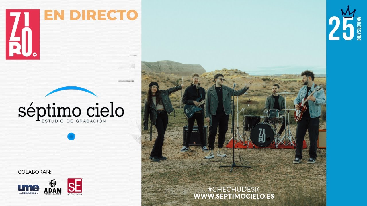 ZIRO en los estudios Séptimo Cielo