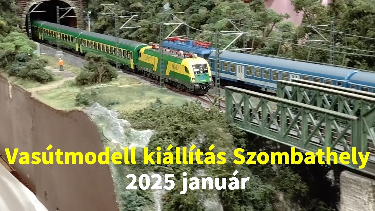 Vasútmodell kiállítás Szombathely, AGORA-MSH  2025 január 3-5.