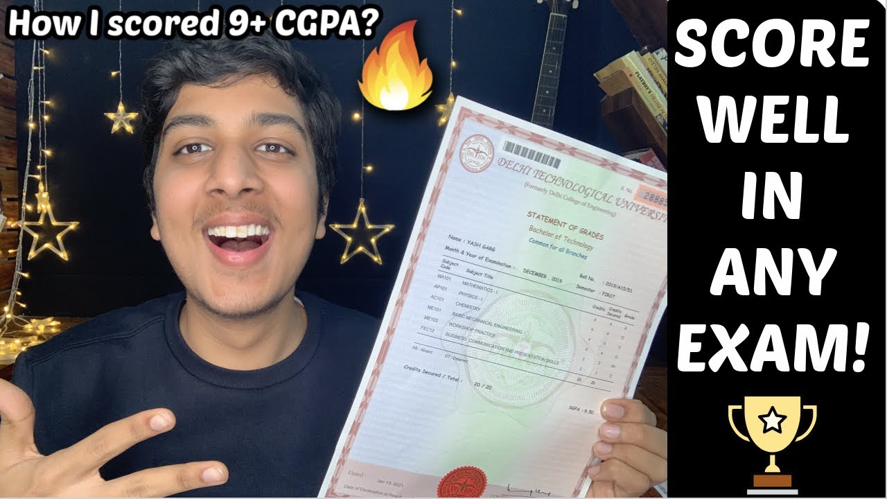 My 1st Year Marks exposed😨| How to score 9 CGPA in College? | Yash Garg