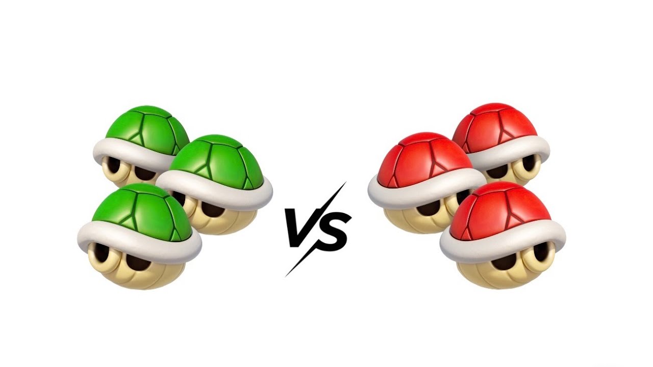 Mario Kart 8 Deluxe: {My Gameplay} - Triple Green Shells vs. Triple Red Shells