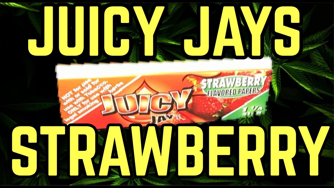 4K JUICY JAYS STRAWBERRY FLAVORED PAPERS