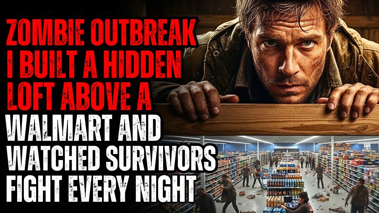 ZOMBIE OUTBREAK: I Built a Hidden Loft Above a Walmart and Watched Survivors Fight Every Night