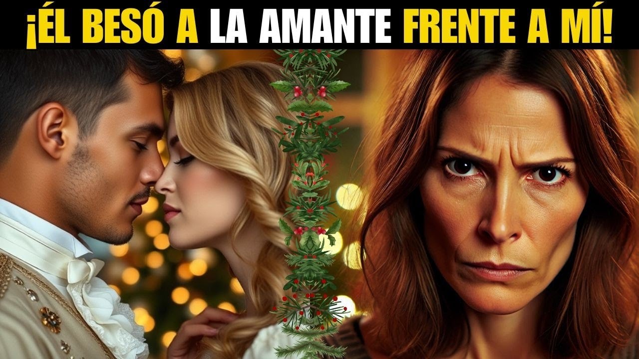 MI ESPOSO BESÓ A SU AMANTE FRENTE AL ÁRBOL DE NAVIDAD… ¡MI VENGANZA LOS DEJÓ EN SHOCK!