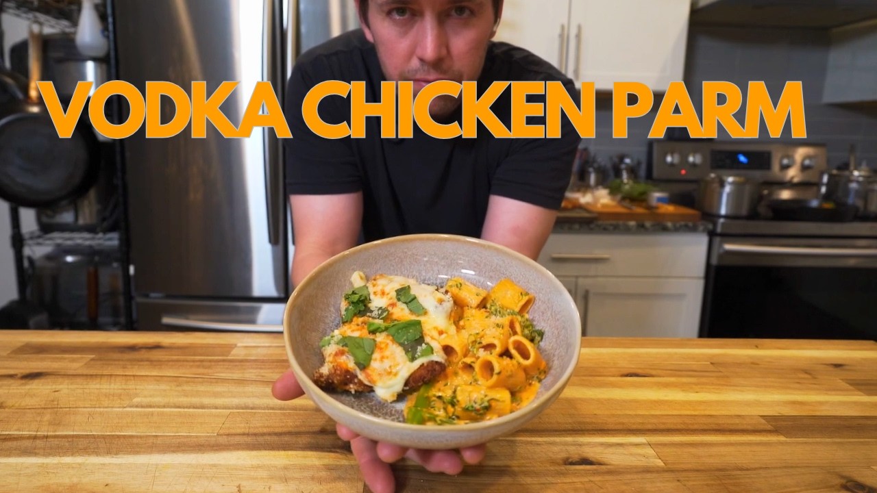 “Vodka” chicken parm, why have I never tried this before. Dinner Time.