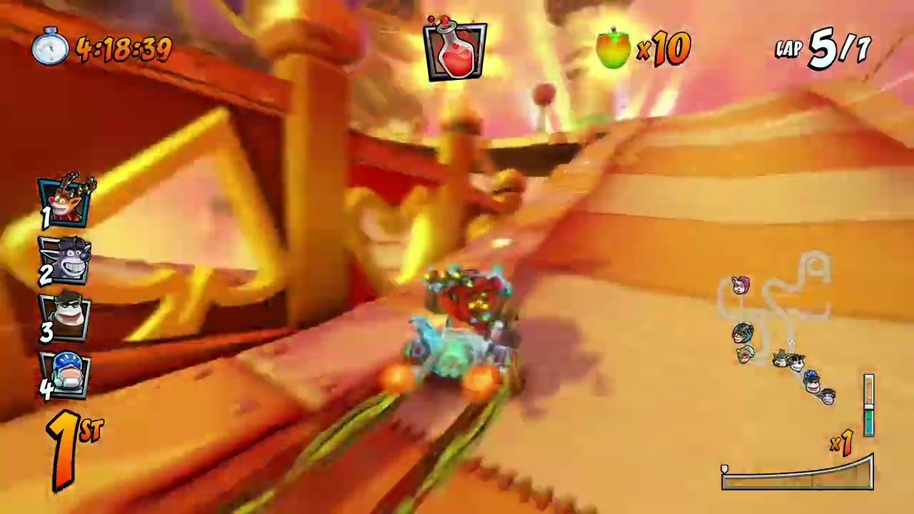 Crash™ Team Racing Nitro Fueled Hot Air Skyway With Crash