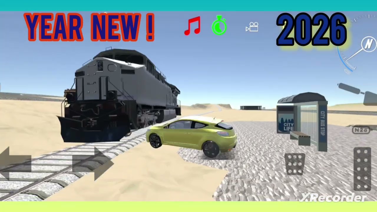 Car Crash Train in The Year New 2026 ! (Part 1🔥)