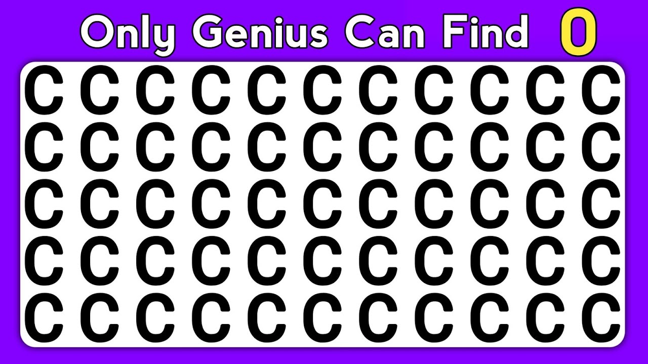 Find the Odd One Out ( Genius 🧠 Quiz Game Edition Edition ) 👁 Number and Letter Observation Test
