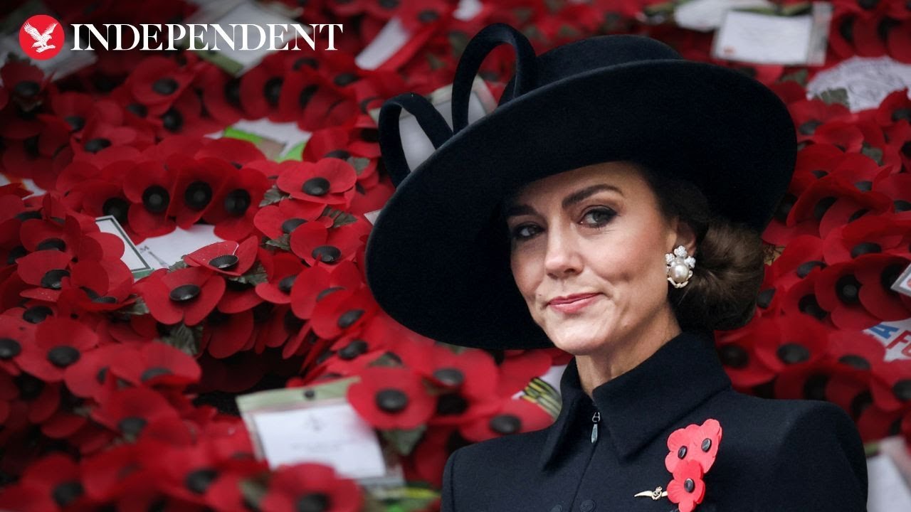 Princess of Wales joins royal family for Remembrance Day Cenotaph ceremony
