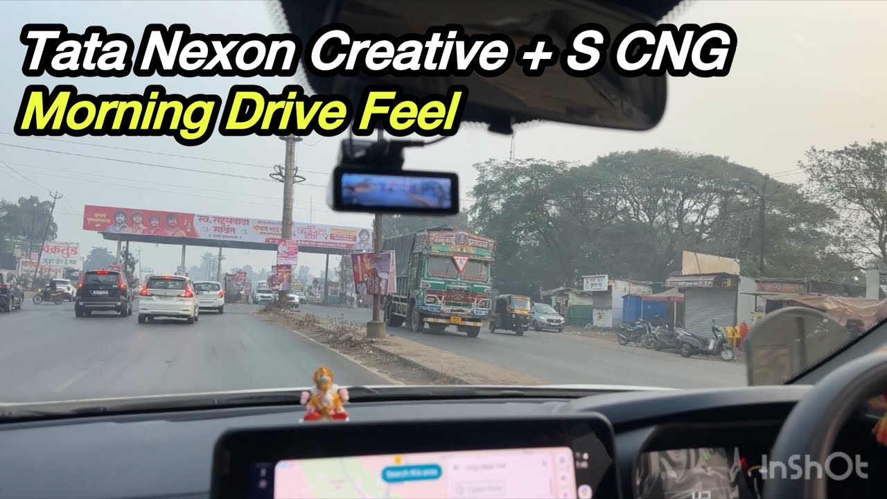 Tata nexon creative plus s highway morning drive😱 #nexon #tatanexon #cardriving #tatamotors 