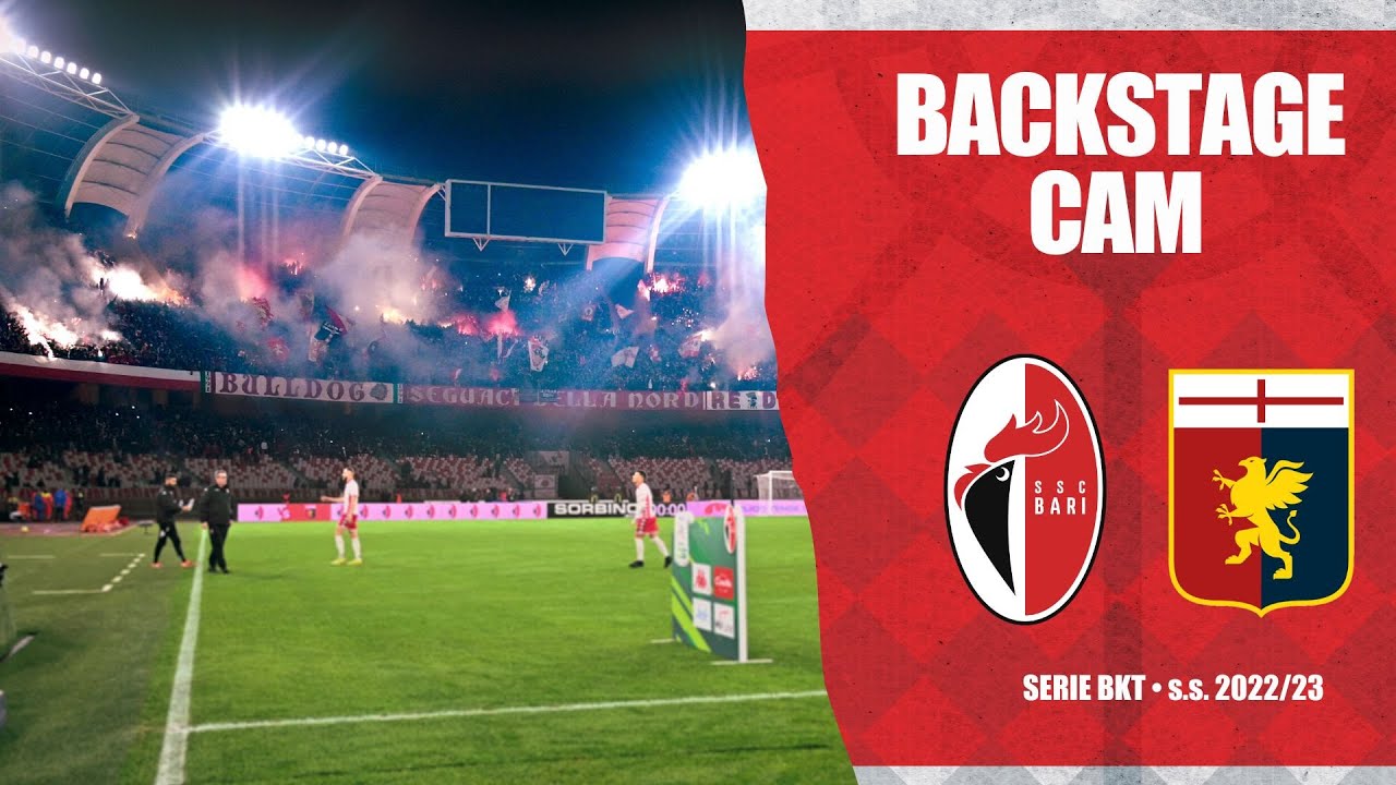 ⚪🔴🎥 THE BACKSTAGE CAM • Bari-Genoa 1-2 • s.s. 2022/23 • Tunnel Cam