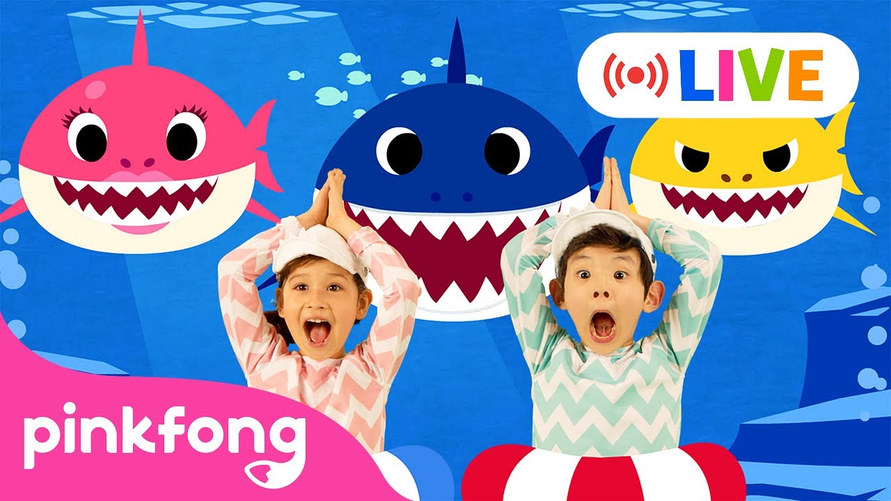 [LIVE] 🔴Las Mejores Canciones Infantiles para Cantar y Bailar | Pinkfong Baby Shark en espa&ntilde;ol