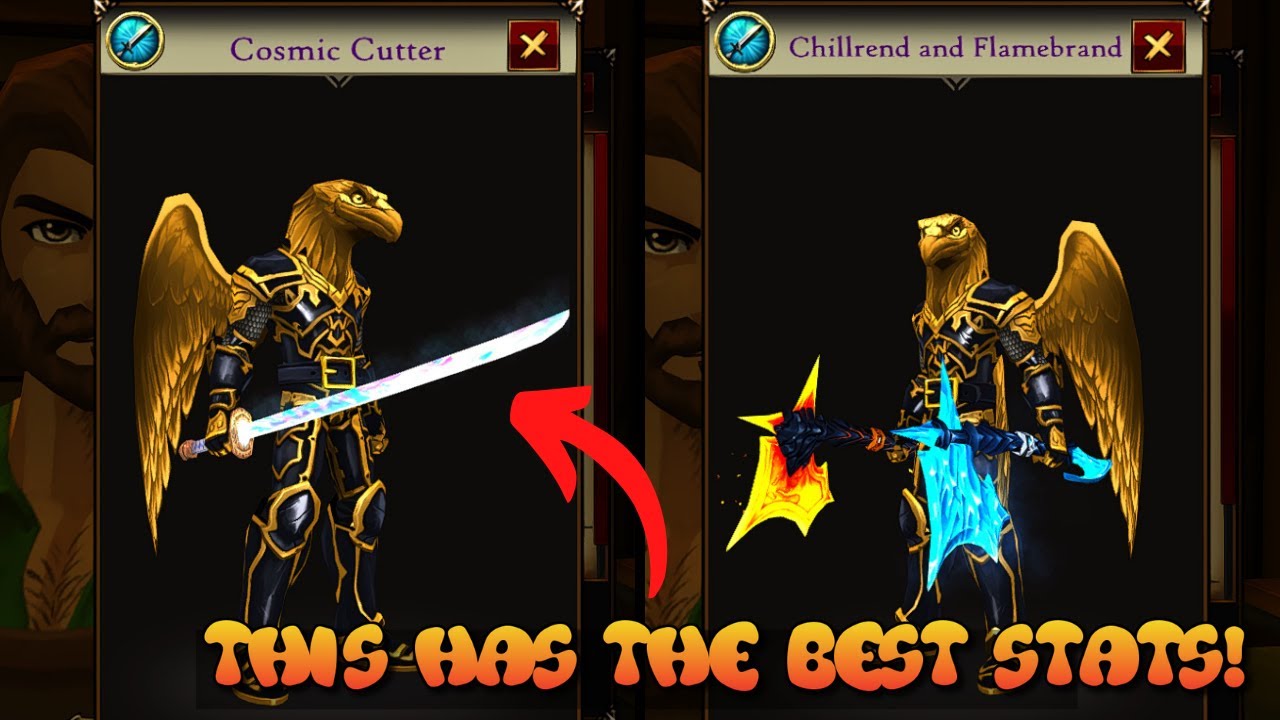 How To Get Cosmic Cutter (BEST WEAPON) & Chillrend And Flamebrand! AdventureQuest 3D
